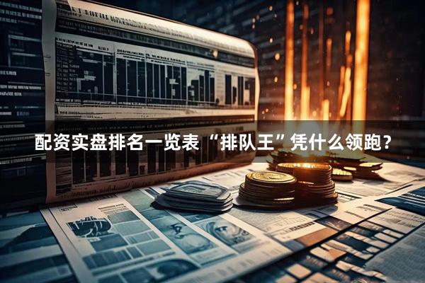 配资实盘排名一览表 “排队王”凭什么领跑？