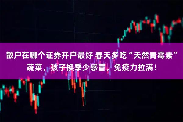 散户在哪个证券开户最好 春天多吃“天然青霉素”蔬菜，孩子换季少感冒，免疫力拉满！